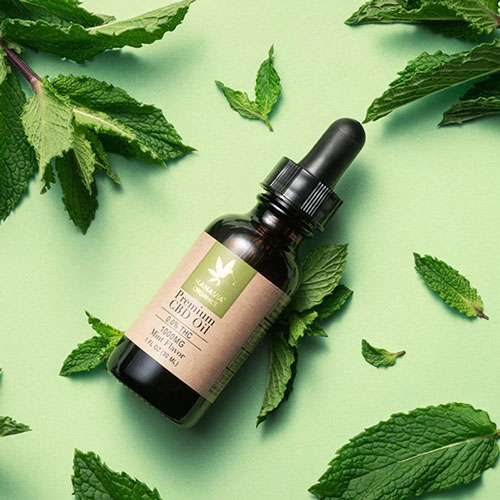 Kanavia Organic’s mint CBD oil which could help stress.